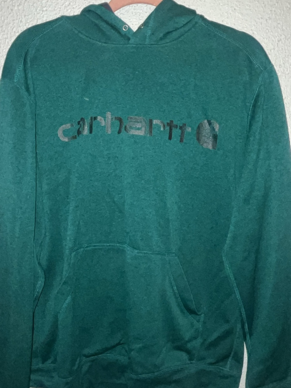 Carhartt Forest Green Hooded Sweatshirt